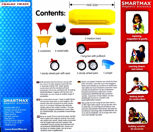 SmartMax Pociąg - klocki magnetyczne [KLOCKI]