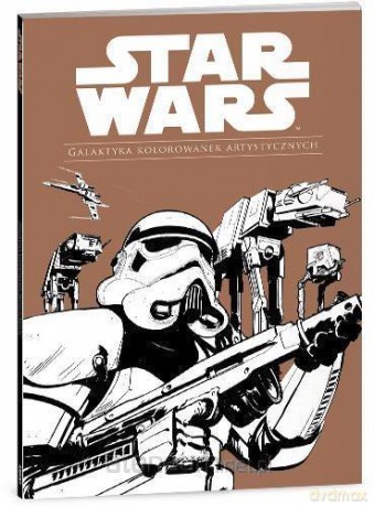 Star Wars. Galaktyka kolorowanek artystycznych (Gwiezdne Wojny) [KSIĄŻKA]