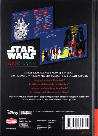 Star Wars. Infografiki (Gwiezdne Wojny) [KSIĄŻKA]