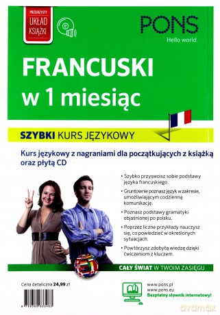 Szybki kurs językowy. Francuski w 1 miesiąc [KSIĄŻKA]+[CD]