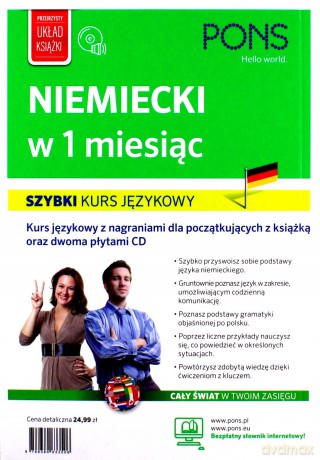 Szybki kurs językowy. Niemiecki w 1 miesiąc [KSIĄŻKA]+[CD]