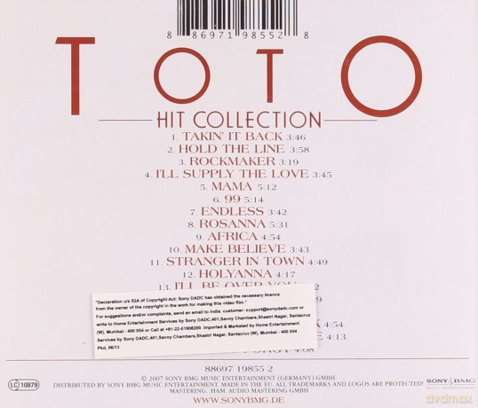 Toto: Hit Collection Edition [CD]