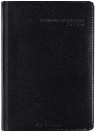 Terminarz Nauczyciela 2017/2018 Elite B5 czarny [KALENDARZ]
