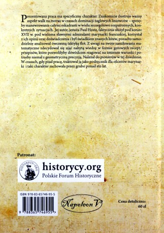 Traktat o taktyce morskiej - Paul Hoste [KSIĄŻKA]