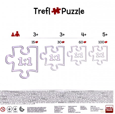 TREFL 4w1 Auta 3 Gotowi do wyścigu (Disney) [PUZZLE]