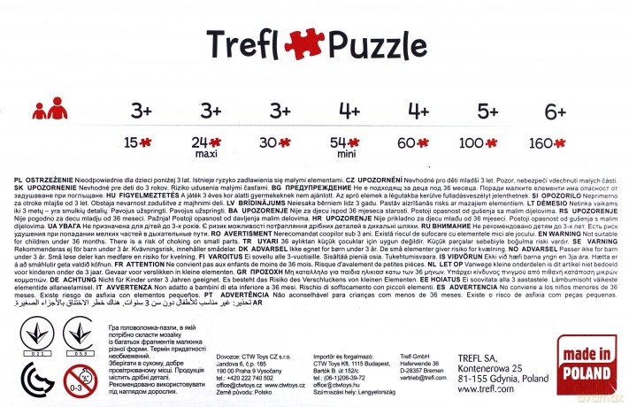 TREFL 60 el. Auta 3 Wyścig (Disney) [PUZZLE]