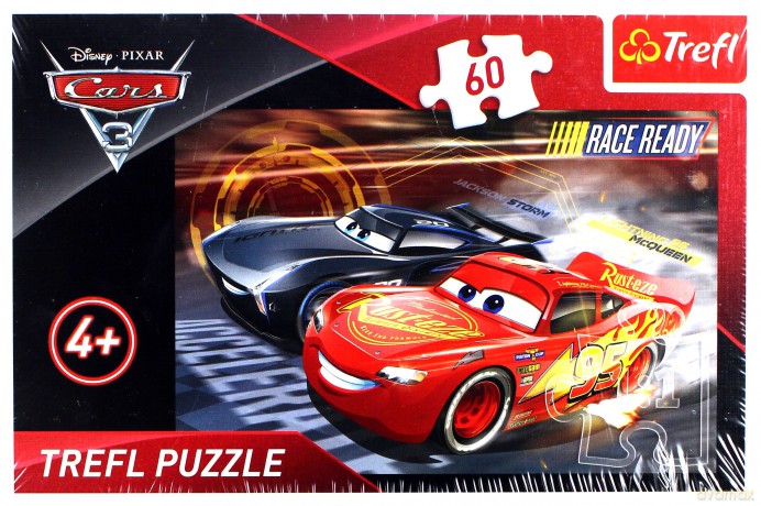 TREFL 60 el. Auta 3 Wyścig (Disney) [PUZZLE]