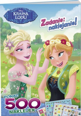 Zadanie: naklejanie!. Kraina lodu [KSIĄŻKA]