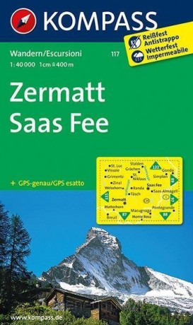 Zermatt Saas Fee1:50 000