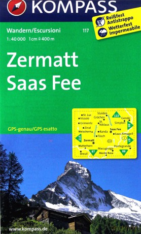 Zermatt Saas Fee1:50 000
