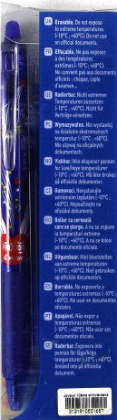 Zestaw clicker czarny+wkłady niebieski
