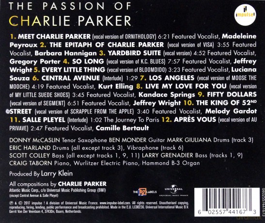 Passion Of Charlie Parker [CD]
