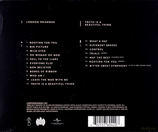 London Grammar: Truth Is A Beautiful Thing (Deluxe) (Limited) [2CD]