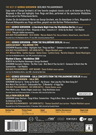 Berliner Philharmoniker & Seiji Ozawa & Sir Simon Rattle & Diane Reeves: Euroarts - Berliner Philharmoniker Play George Gershwin [3DVD]