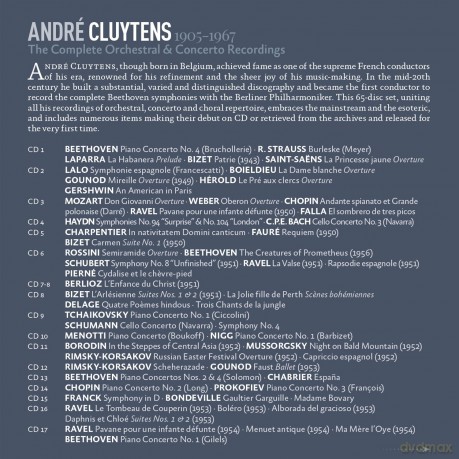 Andre Cluytens: Cluytens: The Complete Orchestral Recordings Stereo [64CD]