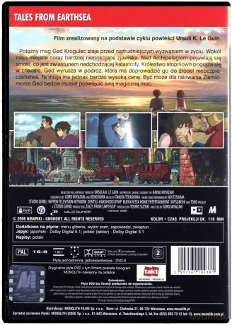 Studio Ghibli: Opowieści z Ziemiomorza [DVD]
