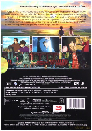 Studio Ghibli: Opowieści z Ziemiomorza [DVD]