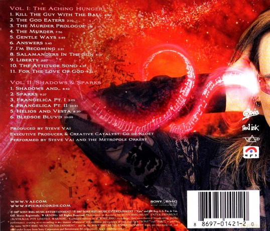 Steve Vai: Sound Theories Vol. I & II (Jewel Case version) [2CD]