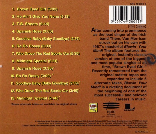 Van Morrison: Blowin' Your Mind! [CD]