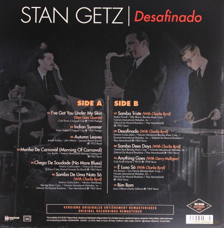 Stan Getz: Desafinado [Winyl]