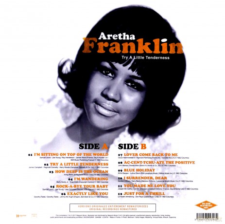Aretha Franklin: Try A Little Tenderness [Winyl]