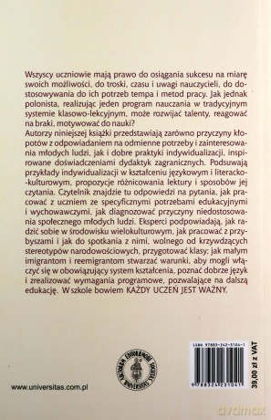 Każdy uczeń jest ważny. Indywidualizacja na lekcji języka polskiego - Anna Janus-Sitarz [KSIĄŻKA]