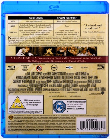 Amadeusz (Wersja reżyserska) Blu-Ray]