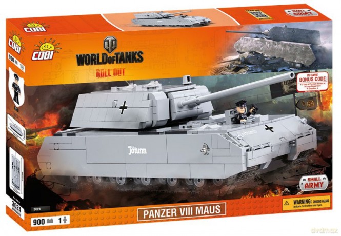 Army WoT Panzer VII Maus - niemiecki czołg superciężki [KLOCKI]