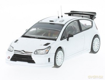 Citroen C4 WRC Plain Body Version (white including 4 spare wheels)