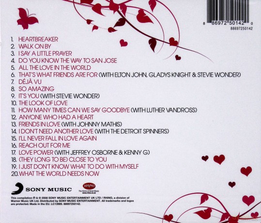 Dionne Warwick: The Love Collection [CD]