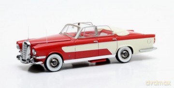 Mercedes-Benz Ghia 300C Allungata Cabrio 1956 (red/white)