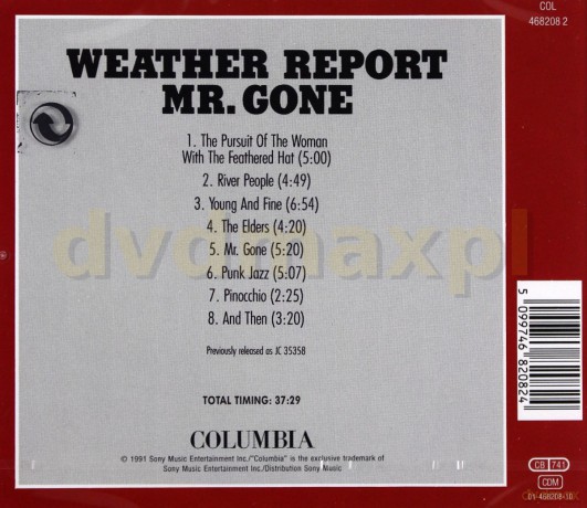 Weather Report: Mr. Gone [CD]