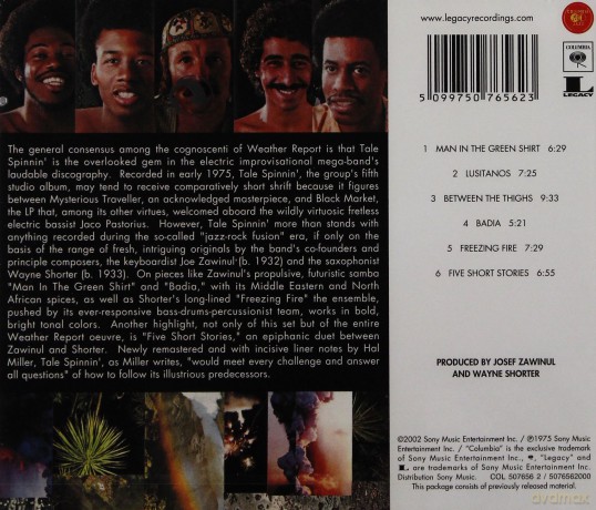 Weather Report: Tale Spinnin' [CD]