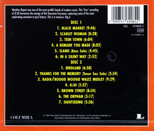 Weather Report: 8:30 [2CD]