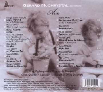 Gerard McChrystal: Aria [CD]