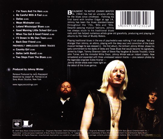 Johnny Winter: Johnny Winter [CD]