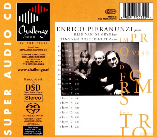 Enrico Pieranunzi Trio: Improvised Forms For Trio [SACD]