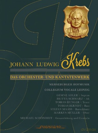Gesine Adler & Britta Schwarz & Tobias Hunger & Tobias Berndt & Stefan Maass & Markus Muller & Mersburger Hofmusik & Collegium Vocale Leipzig: Johann Ludwig Krebs: Das Orchester- und Kantatenwerk [4CD]