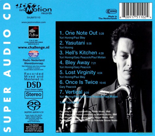 Yuri Honing: Seven [SACD]