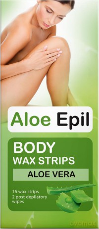 Aloe Epil Plastry woskowe do depilacji ciała (16 szt.)