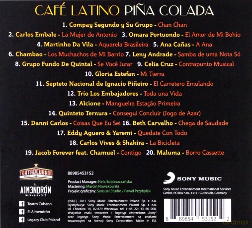 Latino Cafe: Pina Colada [CD]