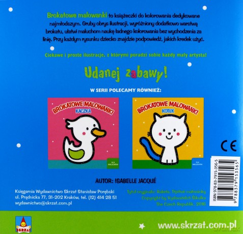 Brokatowe malowanki. Rakieta - Isabelle Jacque [KSIĄŻKA]