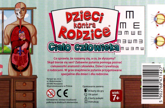 Ciało człowieka. Dzieci kontra rodzice [GRA]