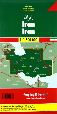 Iran mapa 1:1 500 000