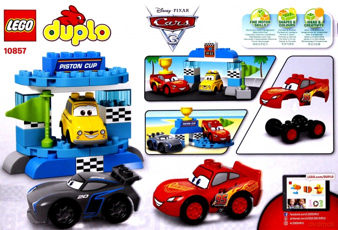 LEGO Duplo Auta 3 Wyścig o złoty tłok (10857) (Disney) [KLOCKI]