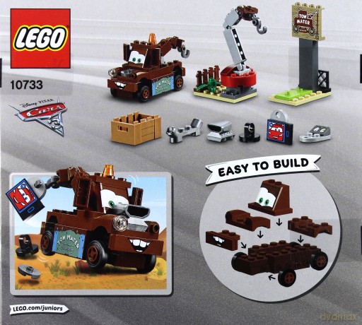 LEGO Juniors Auta 3 Składowisko u złomka (10733) (Disney) [KLOCKI]