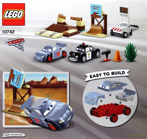 LEGO Juniors Auta 3 Trening szybkości (10742) (Disney) [KLOCKI]