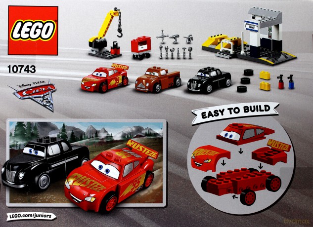 LEGO Juniors Auta 3 Warsztat Smokeyego (10743) (Disney) [KLOCKI]