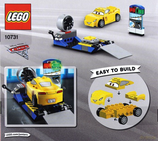 LEGO Juniors Symulator wyścigu Cruz Ramirez Auta 3 (10731) (Disney) [KLOCKI]