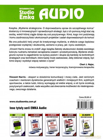 Myślenie strategiczne o doprowadzaniu spraw do szczęśliwego końca - Vincent Harris [AUDIOBOOK]